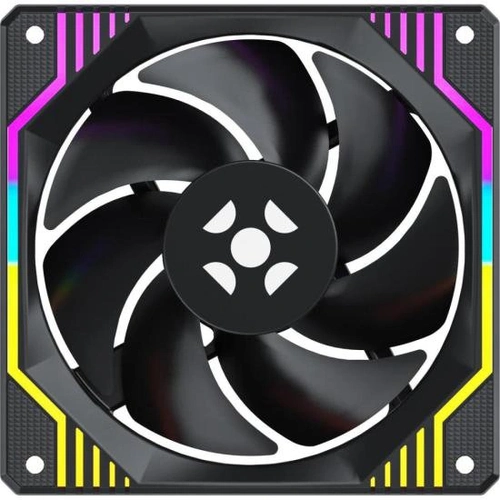 Cooler Para Gabinete Fortrek Frosty Rainbow Preto - 83900