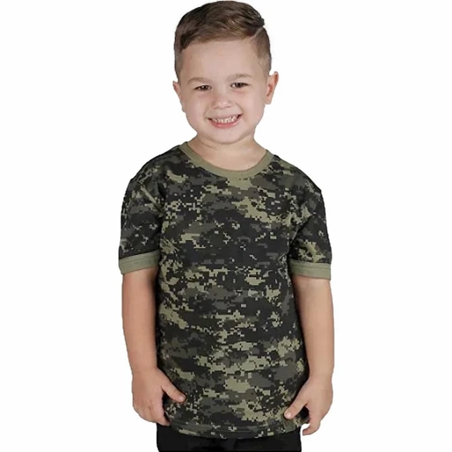 Camiseta Infantil Soldier Digital Pantano (Bélica)