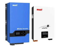 Kit Nobreak 120V - Bateria 5,12kWh 100Ah - Inversor 5 kW - MUST