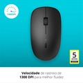 Mouse Sem Fio Rapoo Bluetooth  Preto - Ra011