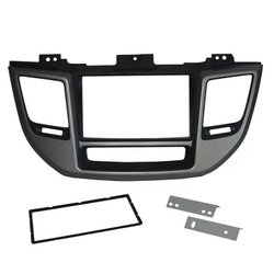 Moldura Fiamon  2 Din Hyundai Nova Tucson 17/ 18 Grafite