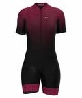 Macaquinho de Ciclismo Feminino Marsala