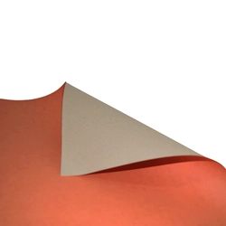 Papel Cartão Fosco Laranja 200g 48x66cm