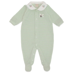 Macacão Manga Longa Estampado com Gola Tricot e Suedine Feminino – Esquilinhas