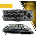 Kit Teclado e Mouse Gamer Bright Com Fio Usb - 0594