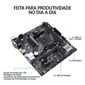 Placa Mãe ASUS DDR4 AMD AM4 MATX - Prime A520-E