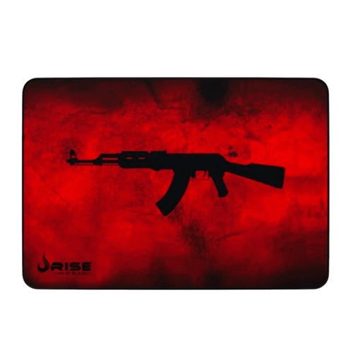 Mouse Pad Rise Gaming AK47 Grande (420x290mm) Vermelho - RG-MP-05-AKR