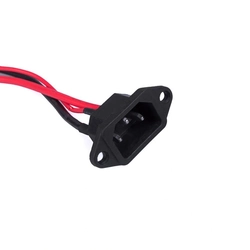Cabo Conector Do Cabo Alimentador 1m Para Bicicleta Eletrica 350w