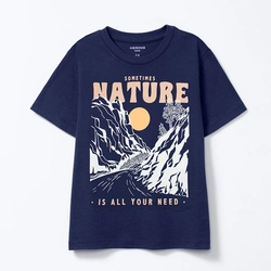 Camiseta Manga Curta Masculina Estampada Hering