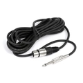 Microfone Com Fio Profissional Ls58 Champanhe, Acompanha Cabo de 5 Metros