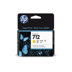Cartucho De Tinta Hp 712 Amarelo Pluk 29ml 3ed69a