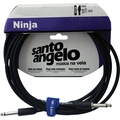 Cabo Guitarra 0,20mm P10 X P10 Ninja 3,05m Santo Angelo