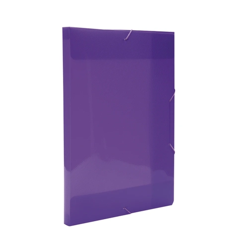 Pasta Aba Elástico Roxo Ofício Lombo 2cm Dello