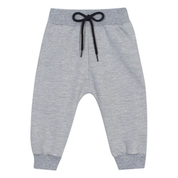 Calça Moletom Bebê Lisa Mescla Randa Mundu - Masculina