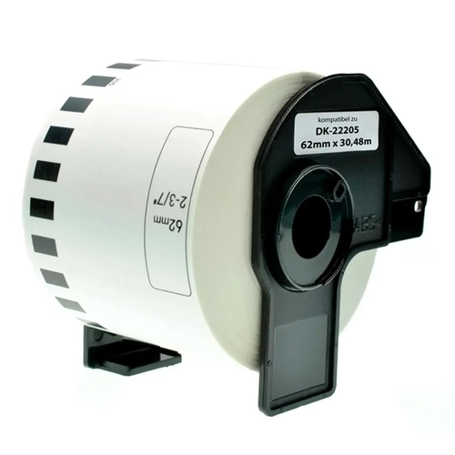 Etiqueta Brother Branca 62mm x 30,48m - Dk2205