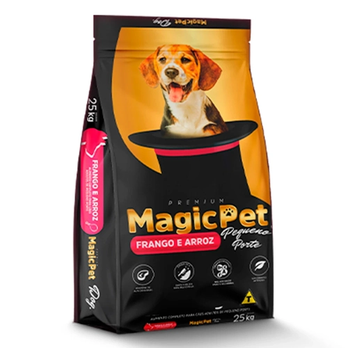 Ração Magic Pet Cães Pequeno Porte Frango e Arroz