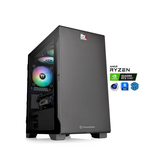 Computador Workstation QuantumForce Pro Ryzen 7 7800X3D, Quadro Nvidia RTX A4000, 64GB RAM, SSD M.2 NVMe 2TB