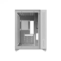 Gabinete Gamer Forcefield White Ghost Frontal E Lateral Em Vidro Pcyes - Gffwgp