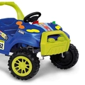 Carro Passeio 2x1 Smart E Pedal Bandeirantes Cor Azul