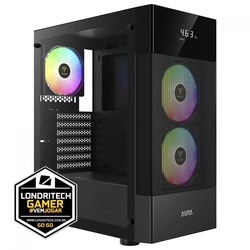 Computador Londritech Intel I7 12700F 12º Geração, B760M, Memória 16GB, SSD 480GB Nvme, Vídeo RX6400, Fonte 600W, Water Cooler