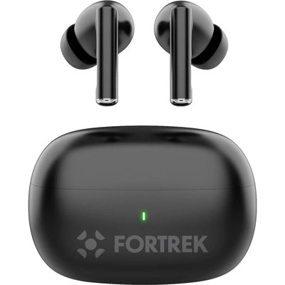 Fone De Ouvido Fortrek Bluetooth Sem Fio Preto - Hws1