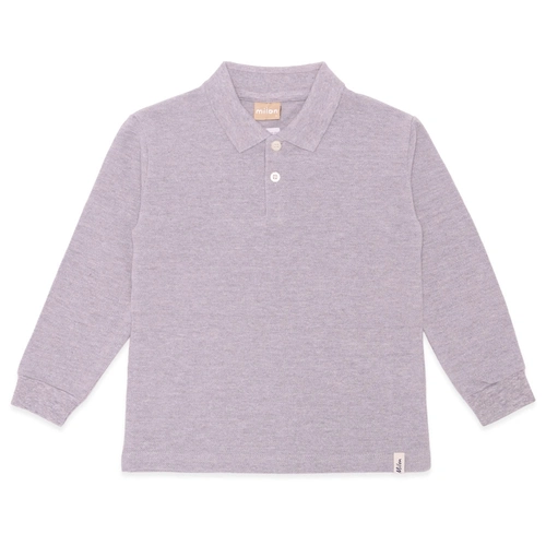 Camisa Polo Manga Longa com Punho Milon - Masculina