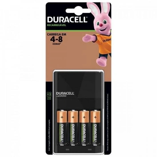 Carregador De Pilhas Para 4 Und. AA/AAA 1,2v Duracell - Cef14br4