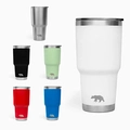 Copo Térmico Tumbler 30 OZ 887ml com Tampa - QGK (Preto)