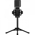 Microfone Gamer Streamplify Mic Tripod Com Tripé Ajustável Preto Rgb Mi-48-rgb-tp-bk