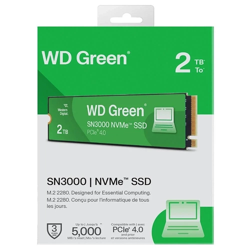 SSD 2TB M.2 NVMe Western Digital SN3000 - WDS200T4G0E