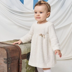 Vestido Manga Longa em Malha Teddy Pokotinha - Feminino