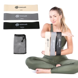 Faixas Elástica Exercícios Fisioterapia Yoga Alongamento Pilates EssenceFit