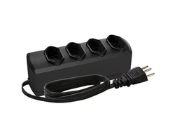 Cabo Extensor Cabo 64100 Com 4 Tomadas Padrao Novo Cabo 1m Inmetro