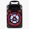 Caixa De Som Bluetooth Iluminação Led Vermelho Hoopson Rbm-010v
