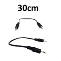 Cabo Auxíliar P2 Macho P/ P2 Macho 30cm - Xc-p2-p2-30cm