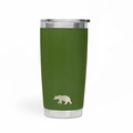 Copo Térmico Tumbler 20 OZ 591ML com Tampa - QGK (Verde Militar)