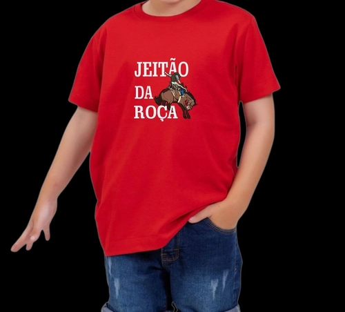 Camiseta Infantil Jeitão da Roça — Estilo, Alegria e Raiz desde Pequeno!