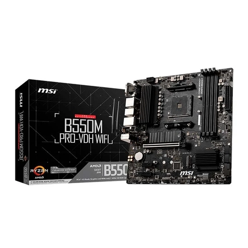 Placa Mãe AM4 MSI B550M Pro-VDH Wifi - 911-7C95-059