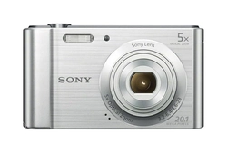 Câmera Sony Cyber-Shot DSC-W800 20.1 Mp Hd 5x Prata