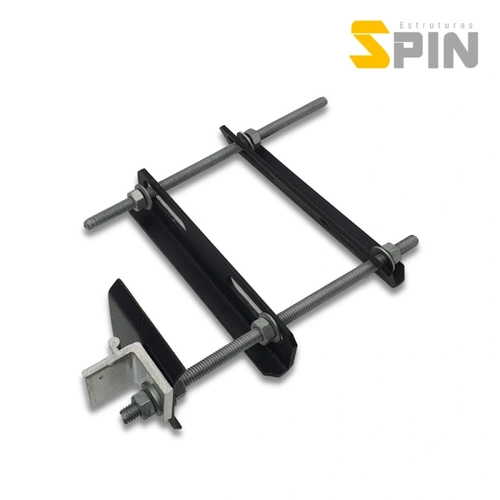 Kit Spin Telhado Ondulado Viga Concreto Para 4 Paineis