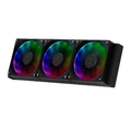 Water Cooler Gamdias Chione Preto ARGB, 360mm, Display LCD - P3-36OU
