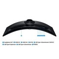 Monitor Gamer Samsung Odyssey G9 49" Curvo Dqhd 144hz - Ls49fg910elxzd