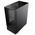 Gabinete Gamer Set Black Vulcan - Lateral Em Vidro - Pcyes - Gsbvpbr