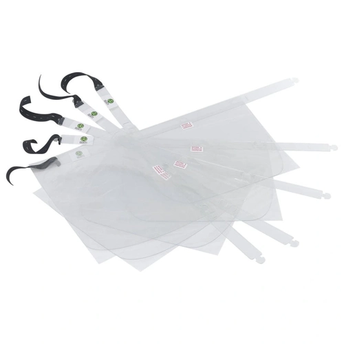 Máscara de Proteção Facial Face Shield Eco Petg Com 10 Unidades