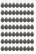 100 Chaveiros Aproximacao Tag Rfid Dupla Frequencia My Tools