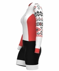 Macaquinho de Ciclismo Feminino Copo de Leite