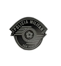 Logo emborrachado PM - Monocromático