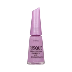 Esmalte Risqué Bridgerton Paixão (Des)Mascarada Cintilante 8ml