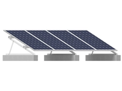 Estrutura Solar Fotovoltaico Estrutura Ksmtv240x000md04 Triangulo Laje 4 Paineis Smart Incli. 25 Graus