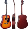 VIOLÃO GIANNINI DREADNOUGHT GD1 EQ TS – ELETROACÚSTICO / SUNBURST / AÇO / EQUALIZADOR